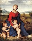 Raphael Madonna of Belvedere painting